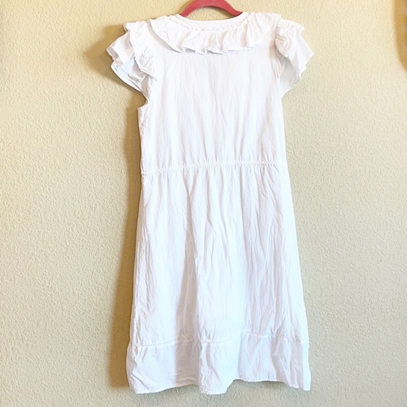 dRA white ruffle sleeve midi dress - Picture 8 of 8